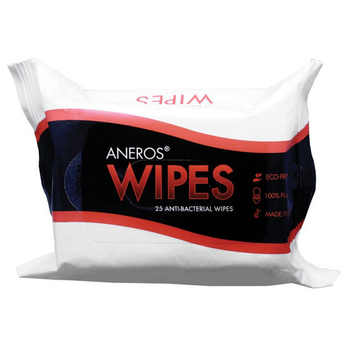 Aneros Anti-Bacterial Wipes 25 Pack